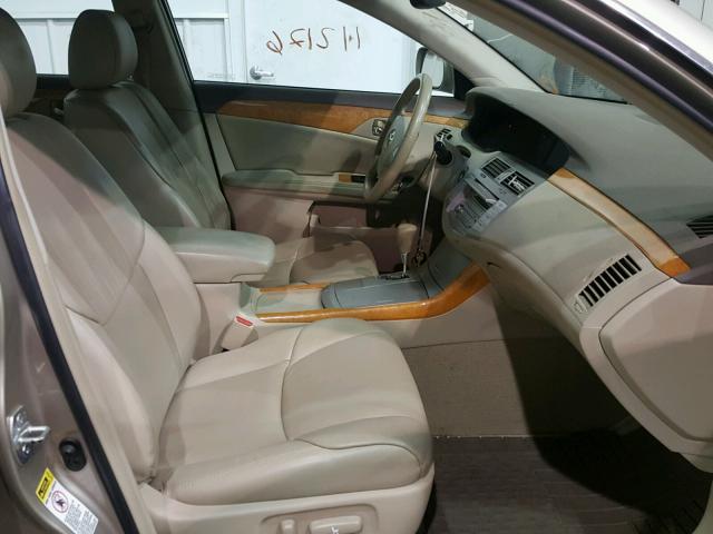 4T1BK36B36U066990 - 2006 TOYOTA AVALON XL TAN photo 5