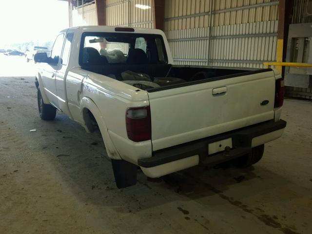 1FTYR14V13PB04447 - 2003 FORD RANGER SUP WHITE photo 3