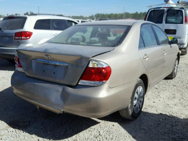 4T1BE32K35U044922 - 2005 TOYOTA CAMRY LE GOLD photo 4