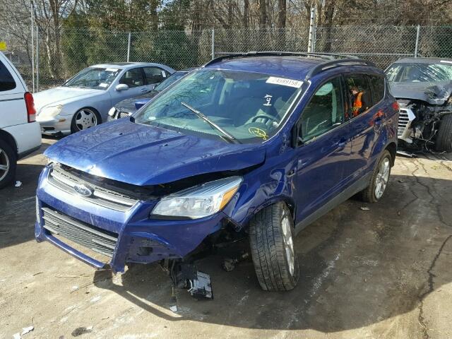 1FMCU0GX8DUC08481 - 2013 FORD ESCAPE SE BLUE photo 2