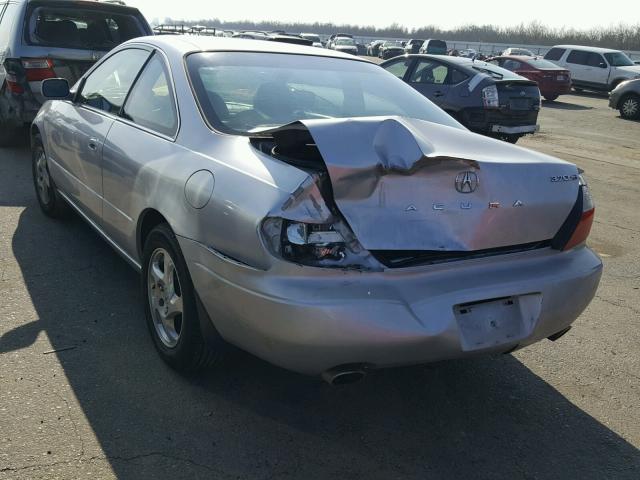 19UYA42693A013788 - 2003 ACURA 3.2CL TYPE SILVER photo 3