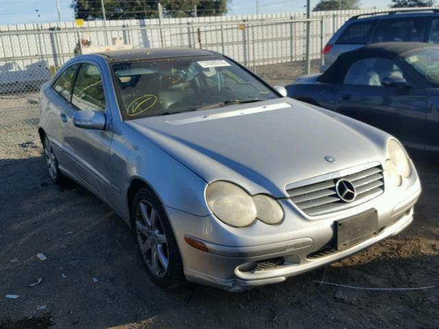 WDBRN40JX3A426283 - 2003 MERCEDES-BENZ C 230K SPO SILVER photo 1