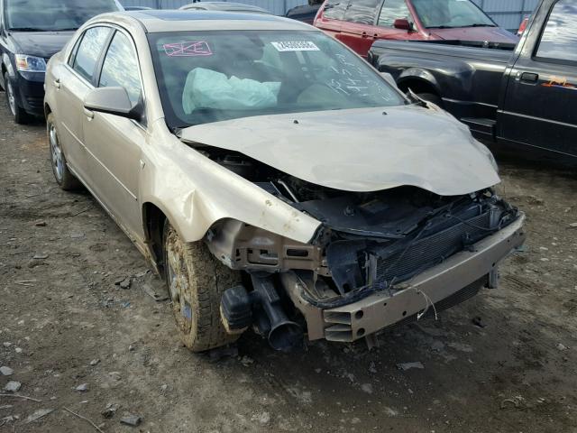 1G1ZH57B98F229945 - 2008 CHEVROLET MALIBU 1LT ოქროსფერი ფოტო 1