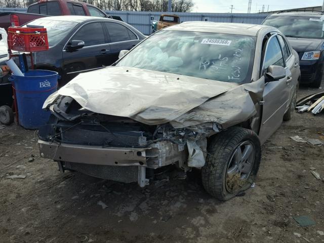 1G1ZH57B98F229945 - 2008 CHEVROLET MALIBU 1LT ოქროსფერი ფოტო 2
