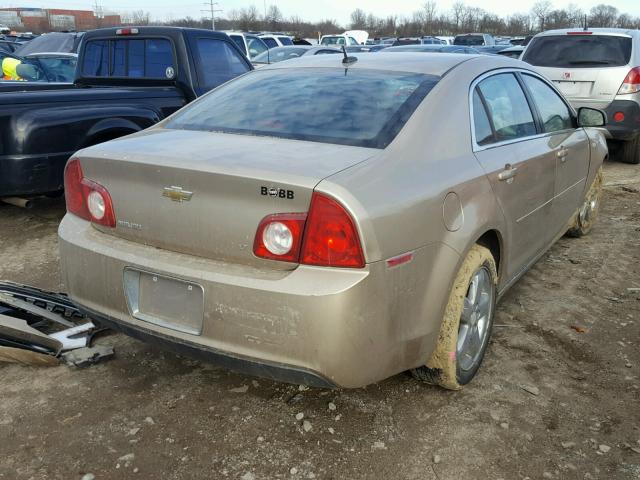 1G1ZH57B98F229945 - 2008 CHEVROLET MALIBU 1LT ოქროსფერი ფოტო 4