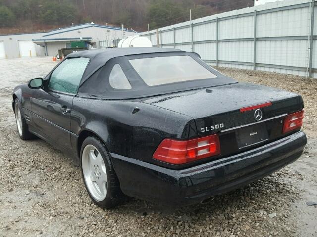 WDBFA68F11F200563 - 2001 MERCEDES-BENZ SL 500 BLACK photo 3