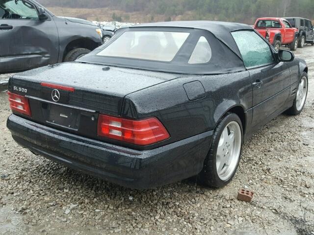 WDBFA68F11F200563 - 2001 MERCEDES-BENZ SL 500 BLACK photo 4