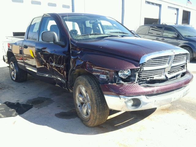 1D7HA18D54J247680 - 2004 DODGE RAM 1500 S BURGUNDY photo 1