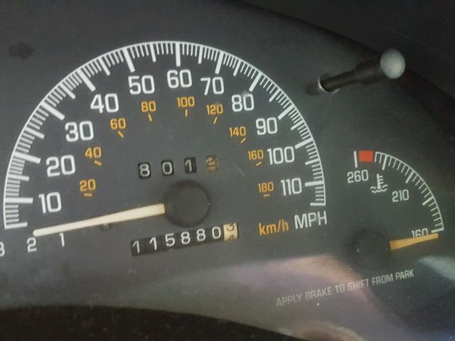 1G2WR12131F272024 - 2001 PONTIAC GRAND PRIX RED photo 8