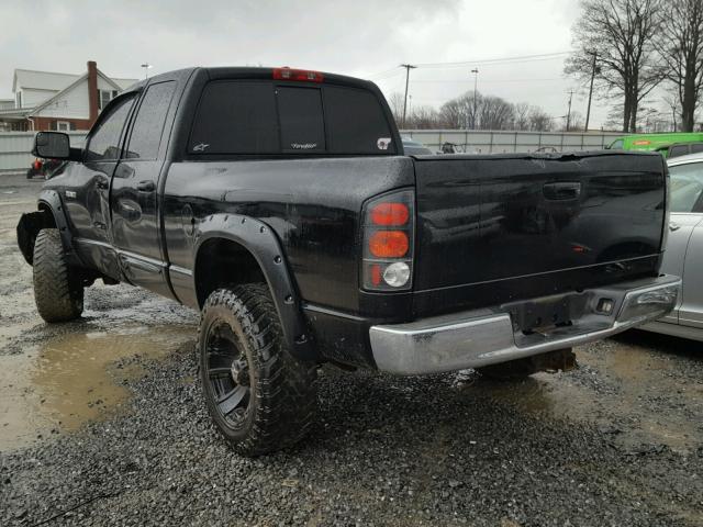 3D7KS28C26G115769 - 2006 DODGE RAM 2500 S BLACK photo 3