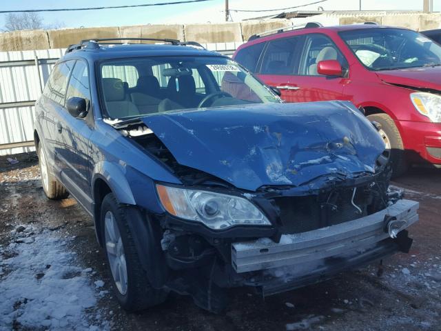 4S4BP61C387306477 - 2008 SUBARU OUTBACK 2. BLUE photo 1