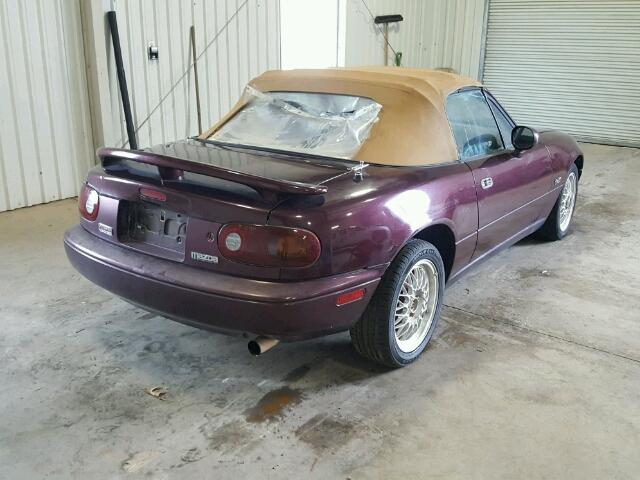 JM1NA3534S0607819 - 1995 MAZDA MX-5 MIATA BURGUNDY photo 4