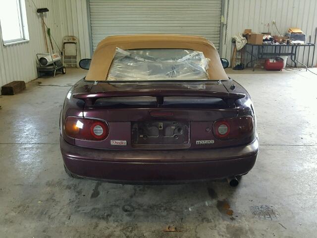 JM1NA3534S0607819 - 1995 MAZDA MX-5 MIATA BURGUNDY photo 6