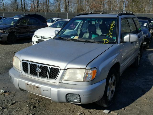 JF1SF65662H715429 - 2002 SUBARU FORESTER S GRAY photo 2