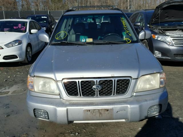 JF1SF65662H715429 - 2002 SUBARU FORESTER S Մոխրագույն լուսանկար 9