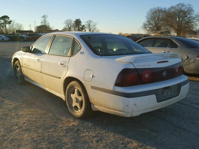 2G1WH55K429260607 - 2002 CHEVROLET IMPALA LS WHITE photo 3