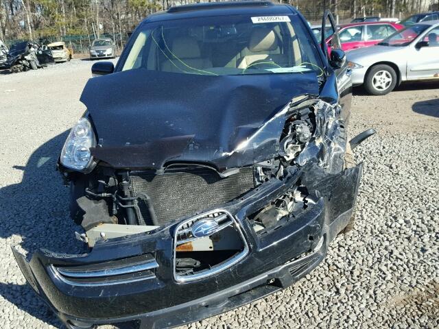 4S4WX83C064428707 - 2006 SUBARU B9TRIBECA BLACK photo 9