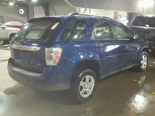 2CNDL23F486020349 - 2008 CHEVROLET EQUINOX LS BLUE photo 4