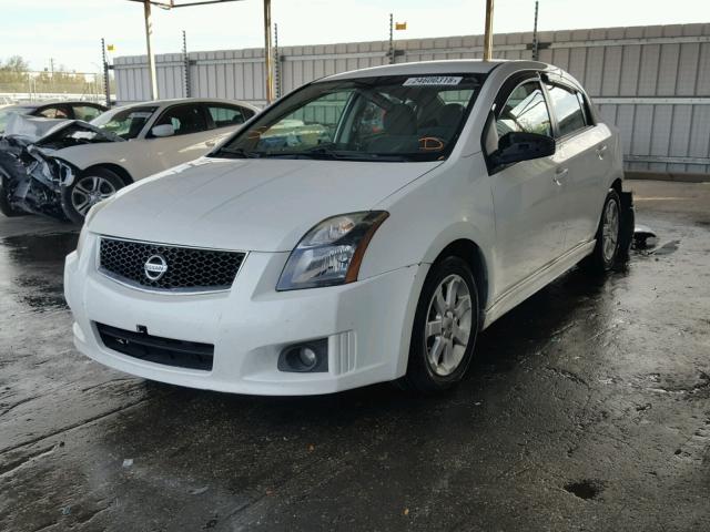 3N1AB6AP3BL658174 - 2011 NISSAN SENTRA 2.0 WHITE photo 2