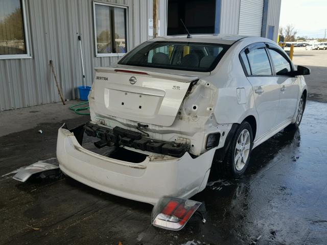 3N1AB6AP3BL658174 - 2011 NISSAN SENTRA 2.0 WHITE photo 4