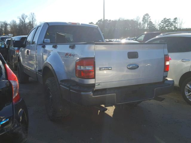 1FTPX04586KD97132 - 2006 FORD F150 SILVER photo 3