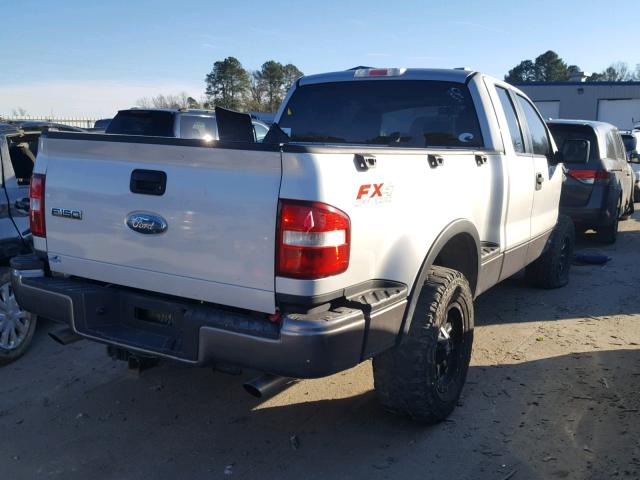 1FTPX04586KD97132 - 2006 FORD F150 SILVER photo 4