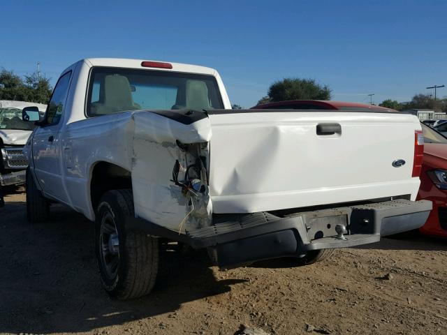 1FTYR10D84PA79612 - 2004 FORD RANGER WHITE photo 3