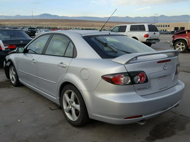 1YVHP84CX65M71337 - 2006 MAZDA 6 I SILVER photo 3