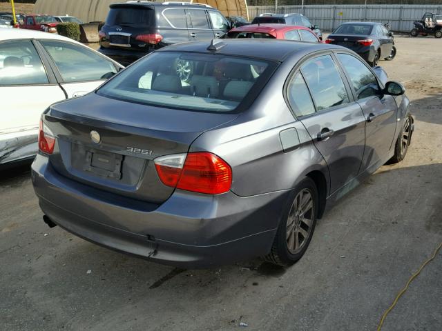 WBAVB13506PT08540 - 2006 BMW 325 I CHARCOAL photo 4