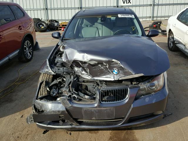 WBAVB13506PT08540 - 2006 BMW 325 I CHARCOAL photo 9