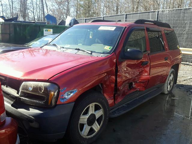 1GNET16S136218145 - 2003 CHEVROLET TRAILBLAZE RED photo 2