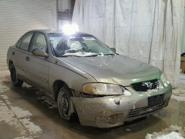 3N1CB51DX2L677832 - 2002 NISSAN SENTRA XE GRAY photo 1