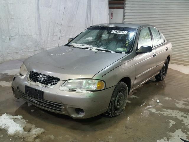 3N1CB51DX2L677832 - 2002 NISSAN SENTRA XE GRAY photo 2