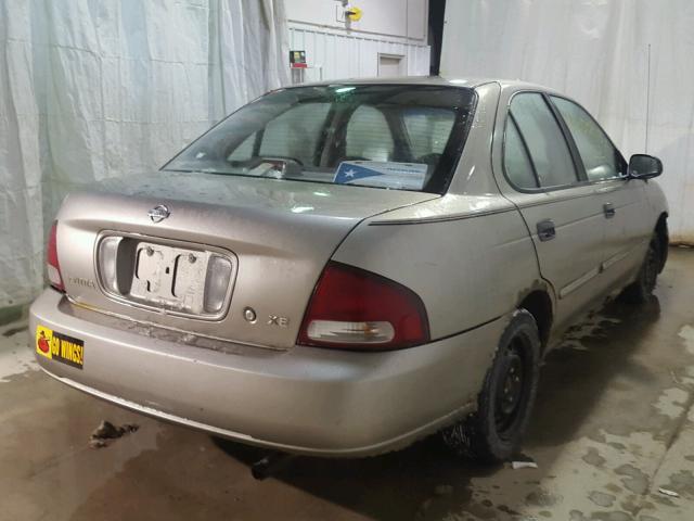 3N1CB51DX2L677832 - 2002 NISSAN SENTRA XE GRAY photo 4