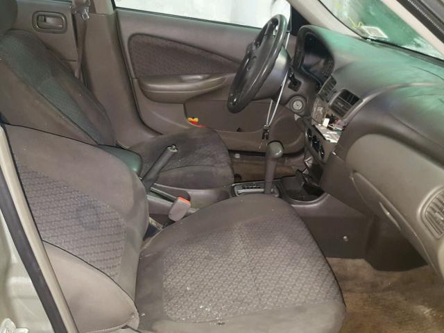 3N1CB51DX2L677832 - 2002 NISSAN SENTRA XE GRAY photo 5