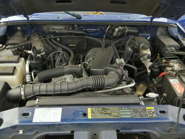 1FTYR44U75PA78268 - 2005 FORD RANGER SUP BLUE photo 7