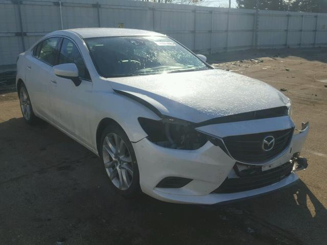 JM1GJ1T64E1143214 - 2014 MAZDA 6 TOURING WHITE photo 1