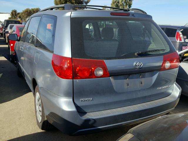 5TDZA23C86S576589 - 2006 TOYOTA SIENNA CE BLUE photo 3