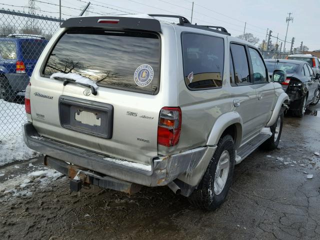 JT3HN86R1Y0302485 - 2000 TOYOTA 4RUNNER SR SILVER photo 4