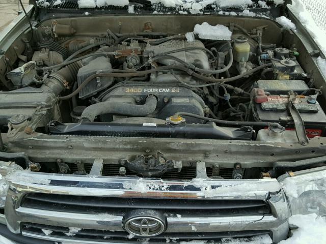 JT3HN86R1Y0302485 - 2000 TOYOTA 4RUNNER SR SILVER photo 7