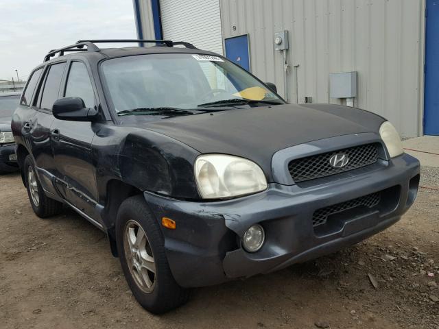 KM8SC73D92U283710 - 2002 HYUNDAI SANTA FE G BLACK photo 1