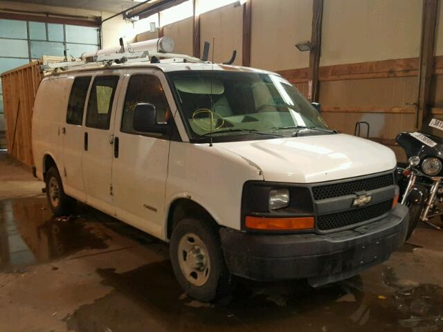 1GCGG25V661180971 - 2006 CHEVROLET EXPRESS G2 WHITE photo 1