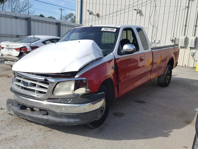 1FTRX17W3XNA79762 - 1999 FORD F150 RED photo 2