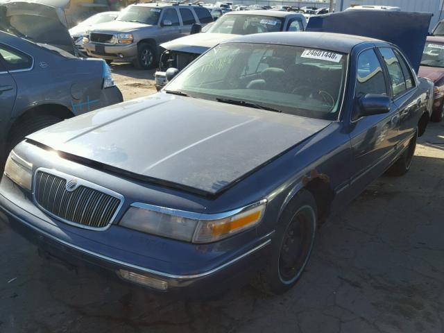 2MELM74W5VX641872 - 1997 MERCURY GRAND MARQ BLUE photo 2