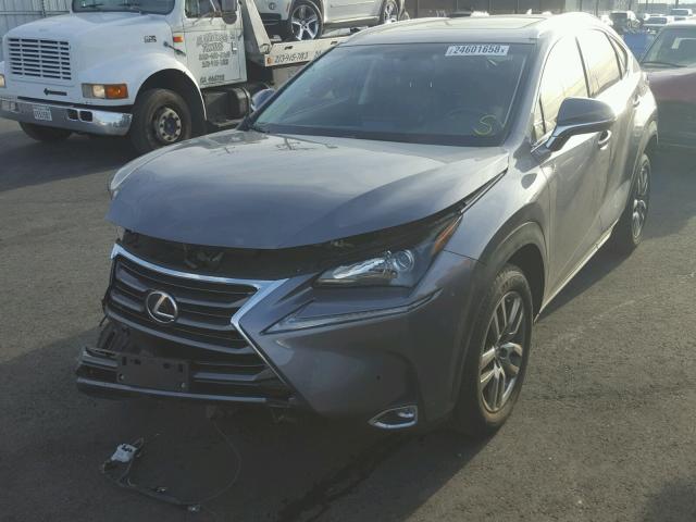 JTJYARBZ6G2041311 - 2016 LEXUS NX 200T GRAY photo 2