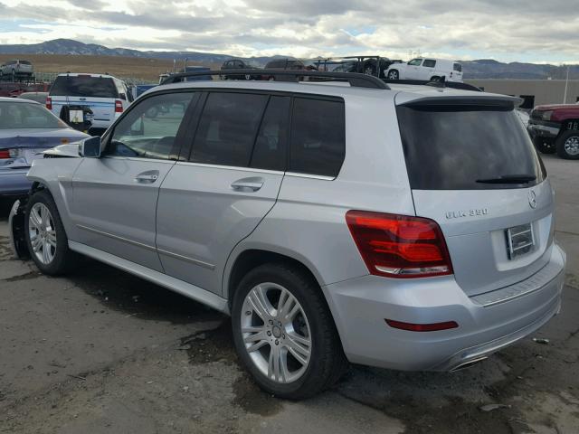 WDCGG8JB6EG241255 - 2014 MERCEDES-BENZ GLK 350 4M SILVER photo 3