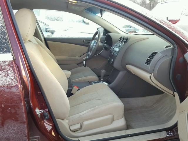 1N4AL2APXCC189381 - 2012 NISSAN ALTIMA BAS BURGUNDY photo 5