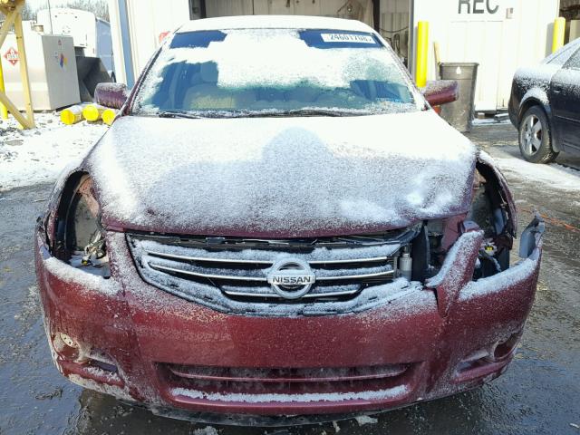 1N4AL2APXCC189381 - 2012 NISSAN ALTIMA BAS BURGUNDY photo 9