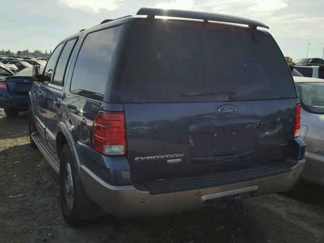 1FMFU18L33LC54190 - 2003 FORD EXPEDITION BLUE photo 3