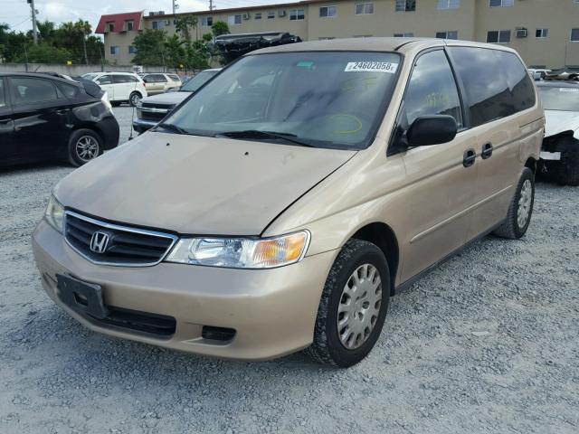 2HKRL185X2H572462 - 2002 HONDA ODYSSEY LX BROWN photo 2